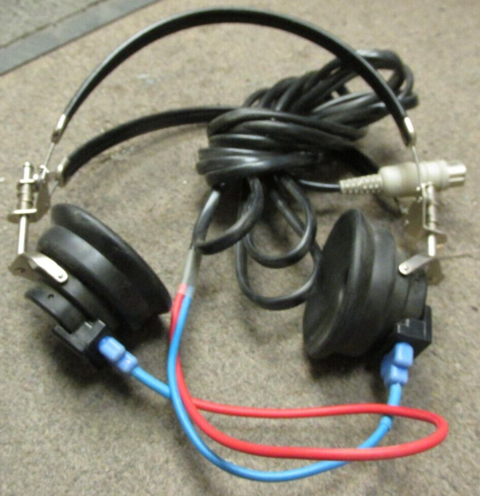 Telephonics TDH-49P Audiometric Headphones Audiometer Headset 296D100-1