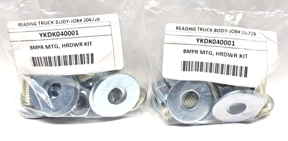 Lot of 2 YKDK040001 BMPR MTG, HRDWR KIT