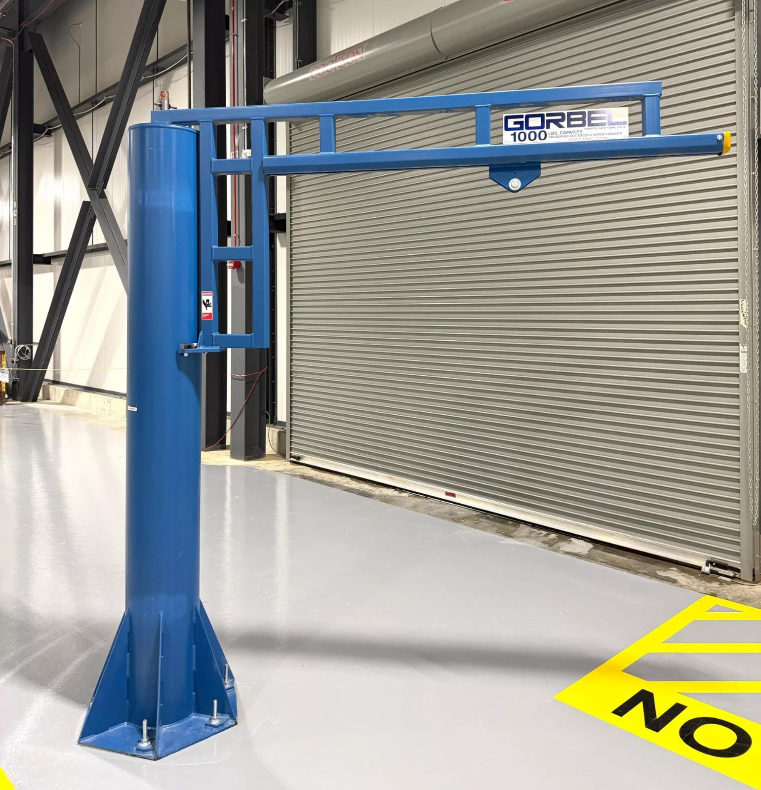 *MAKE OFFER* 1/2 Ton Gorbel Free Standing Jib Crane