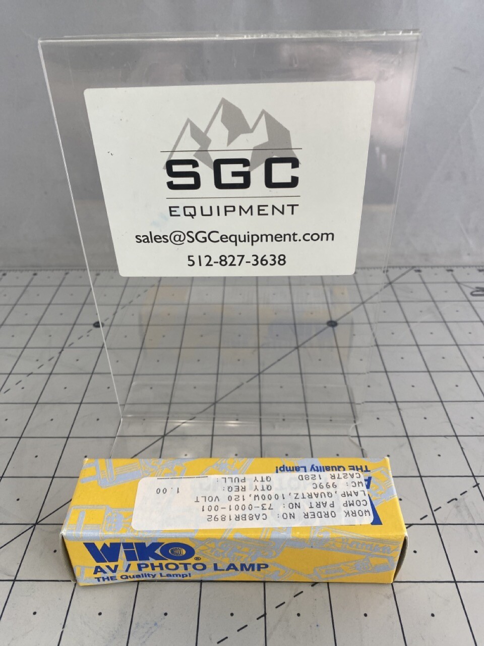 Wiko DXW AV/Photo Lamp 1000W 120V, Quartz Lam Research 73-0001-001