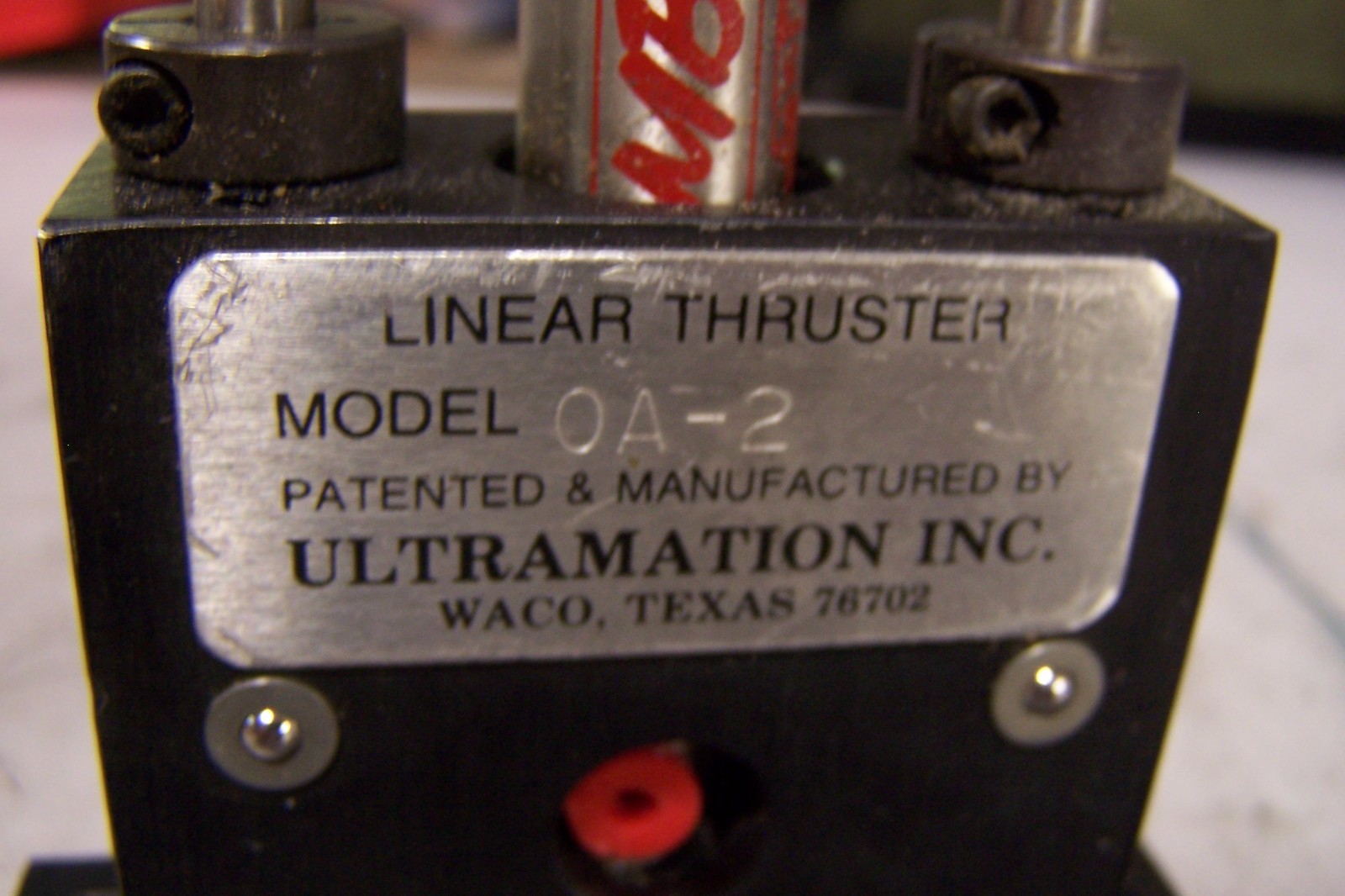 NEW ULTRAMATION LINEAR THRUSTER TWO SHAFT .56″ BORE X 2″ STROKE OA-2