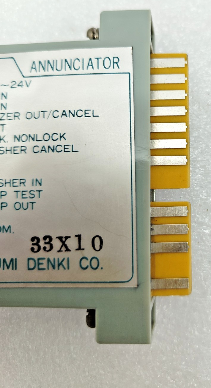 IZUMI DENKI IZ-ALARM ANKC-113Z 33X10 ANNUNCIATOR LOT OF 5 PCS USED FAST SHIPPING