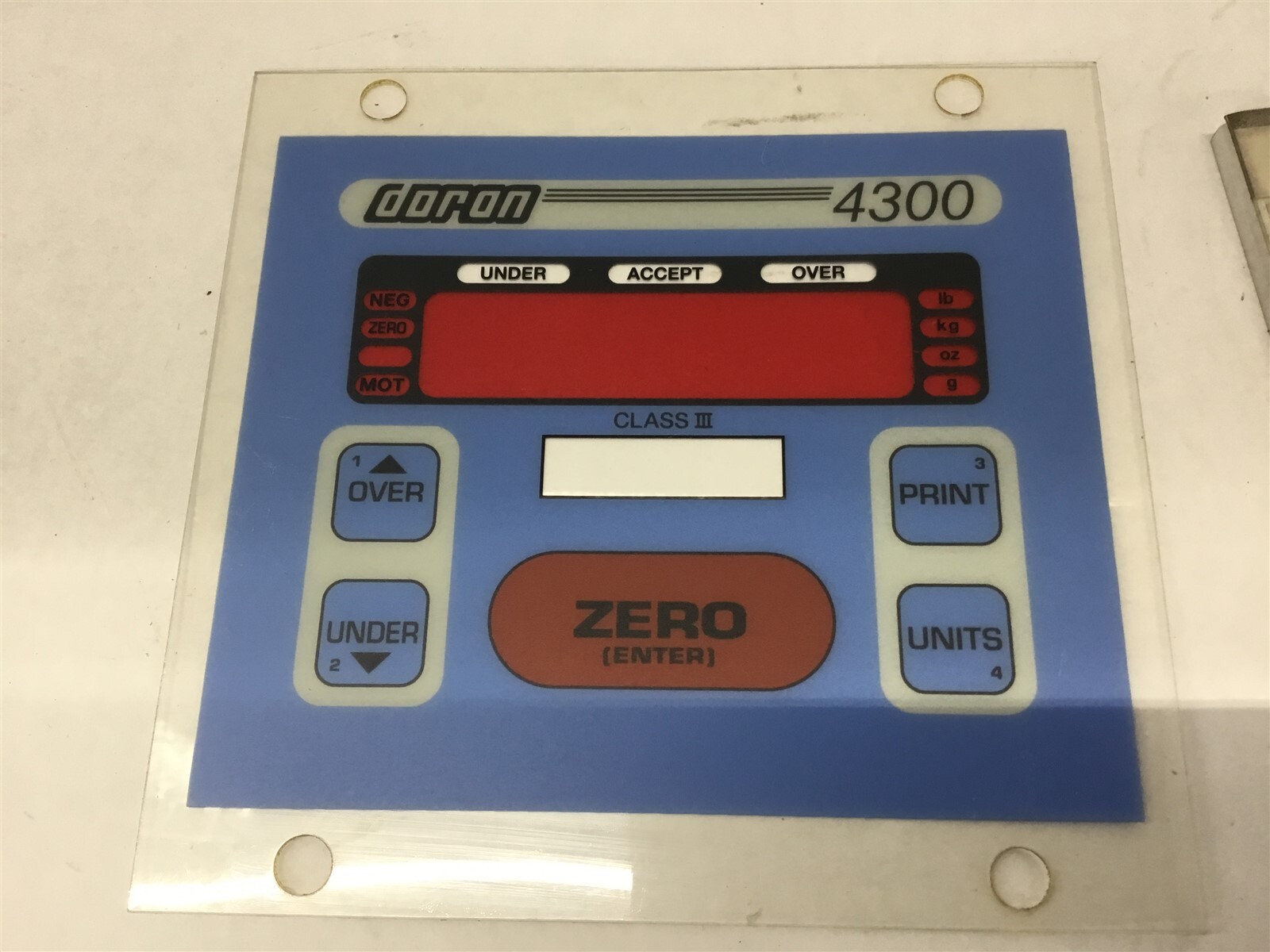 Doran 4300 Scales Touch Screen Cover