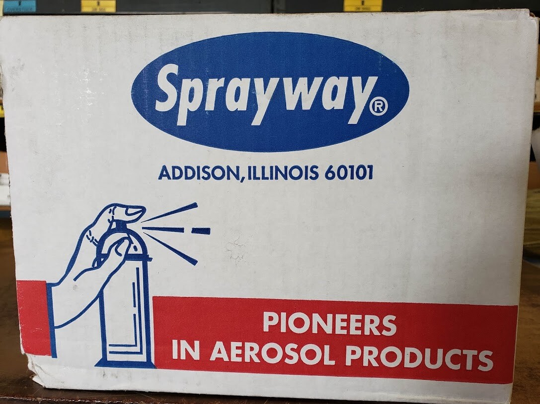 Sprayway SW-715 Industrial White Grease Aerosol Lubricant, 11 oz, Case of 12
