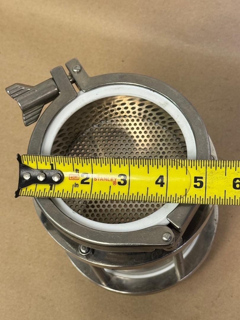 CIPRIANI HARRISON 4″ AISI 316L50/13 VALVE SIGHT GLASS WITH CLAMP