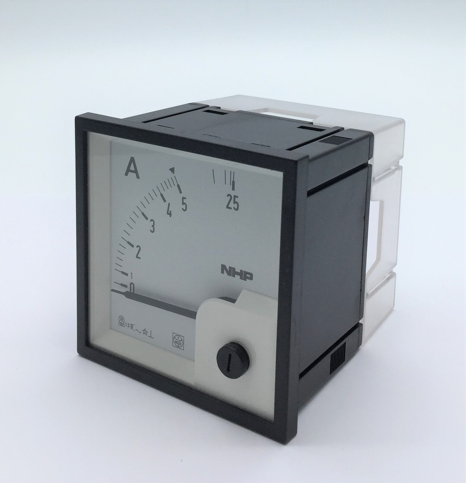 IME NHP AN22D5A500N RQ72E Analogue Ammeter Single Phase 72x72mm 