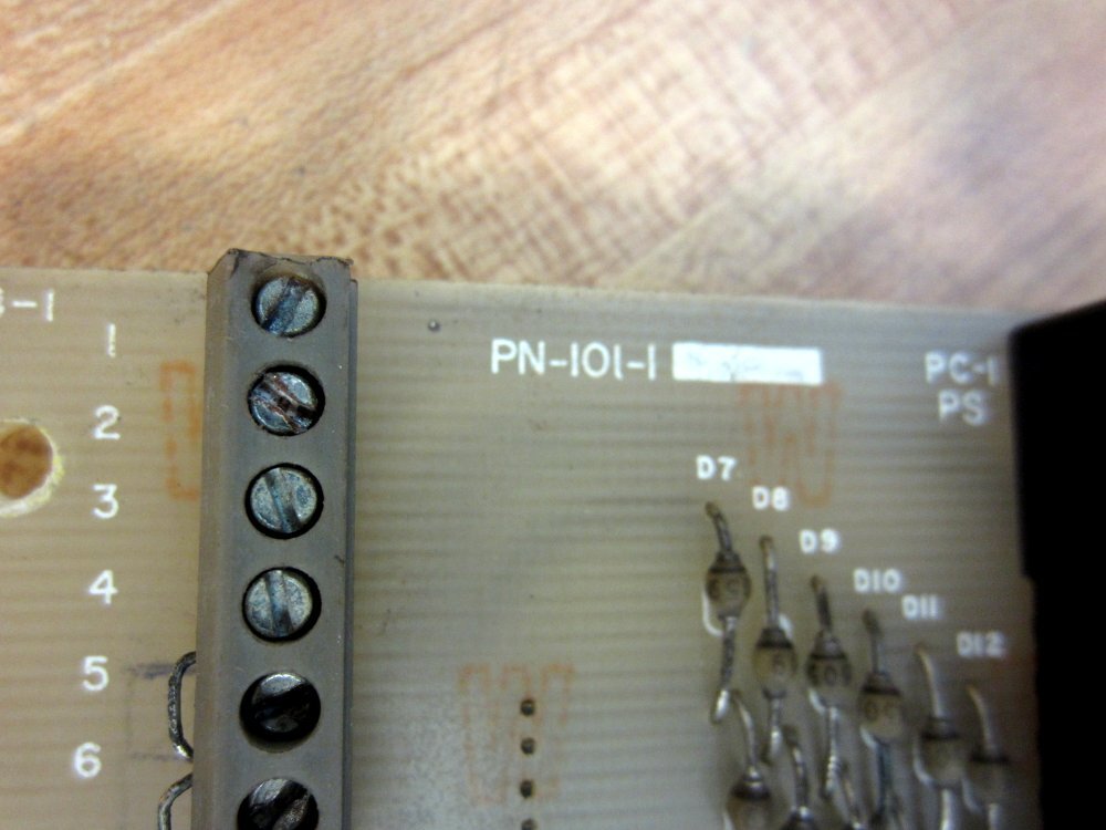 Powertron 101-1 5-Slot Circuit Board 1011