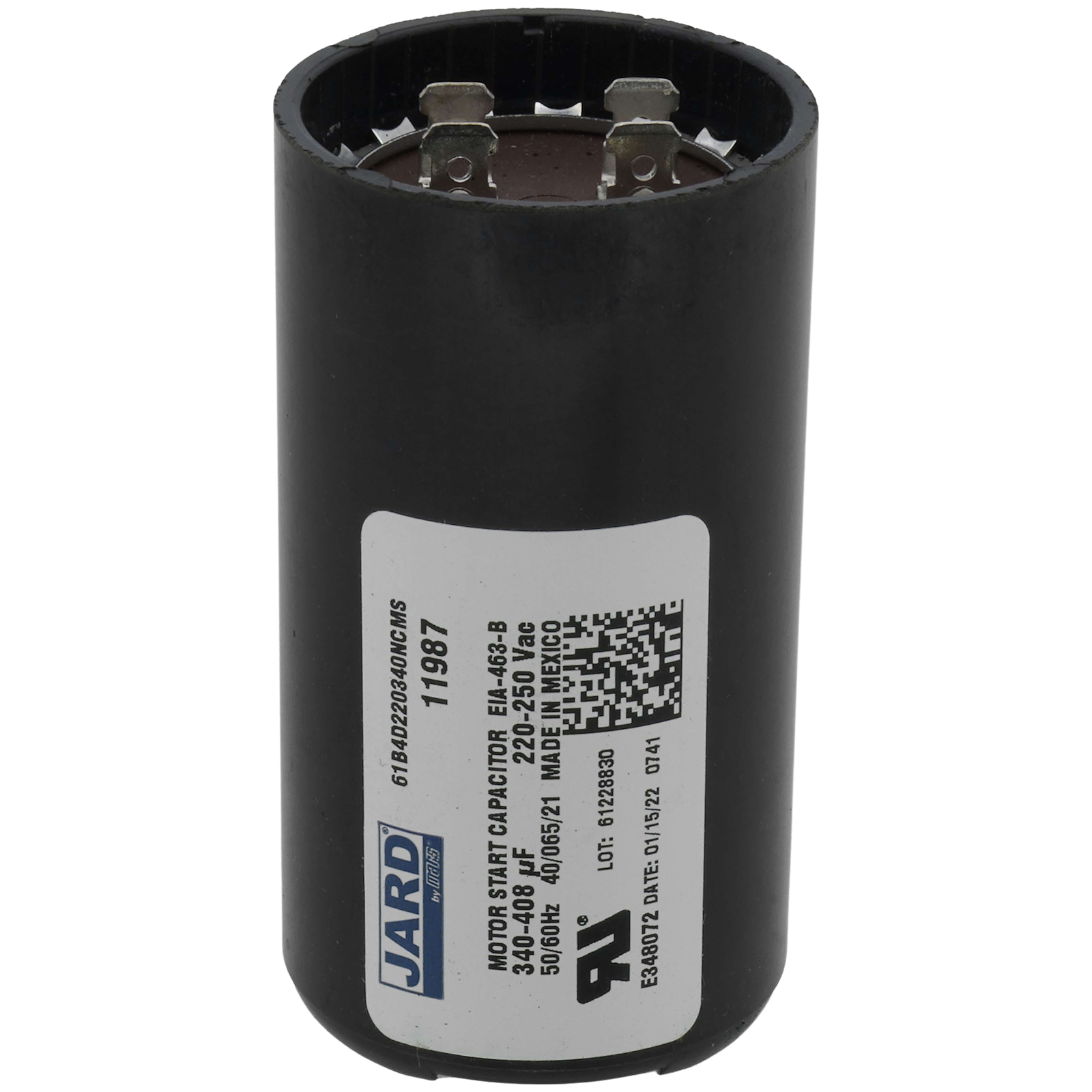 MARS 11987 340-408mfd 250/220v Start Capacitor