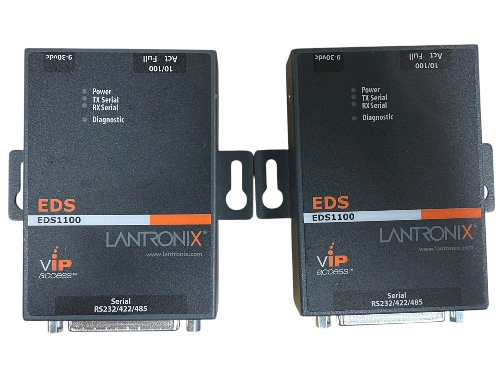 Lot of 2: Lantronix EDS1100 Hybrid Ethernet Terminal Device Server 080-409-000-R