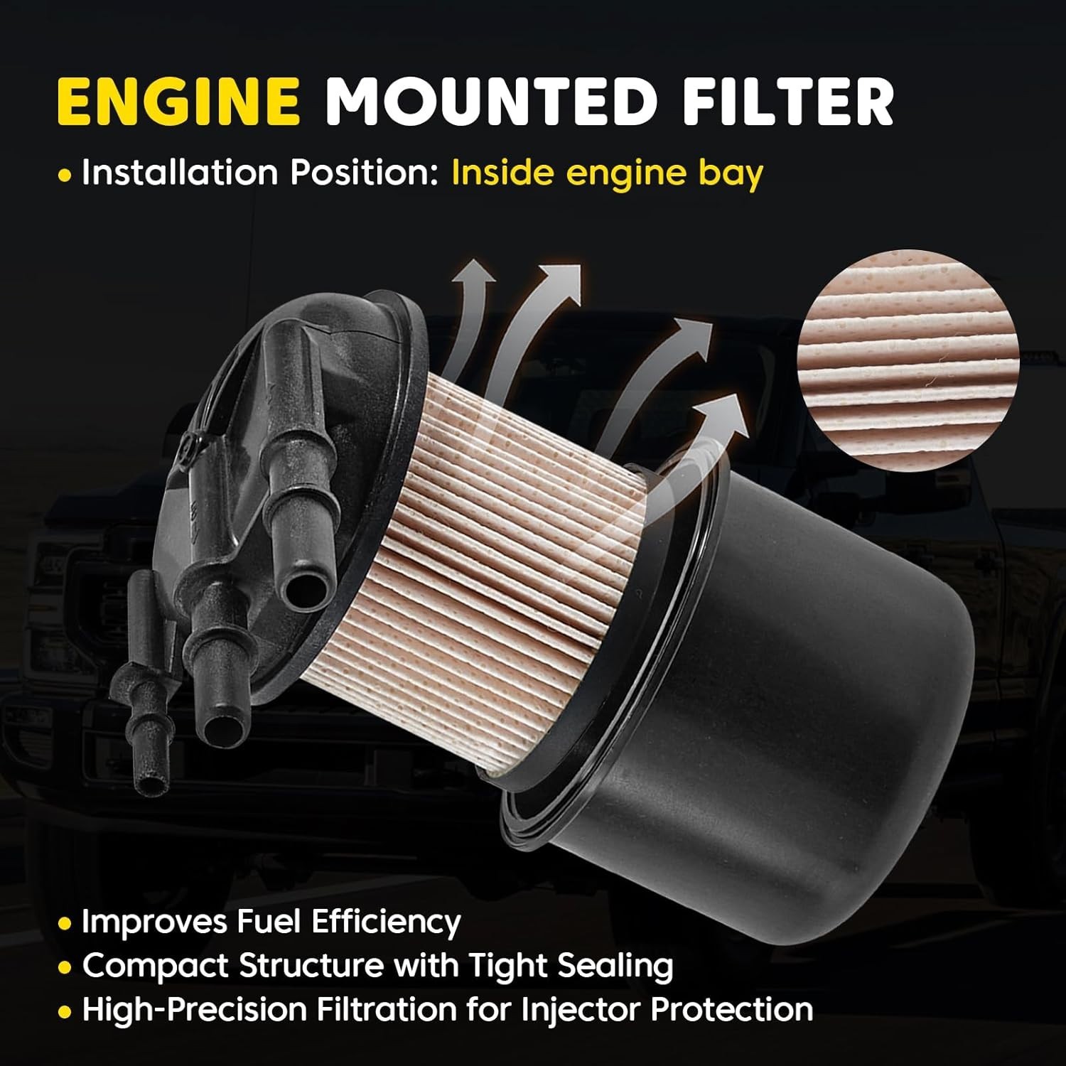 6.7 Powerstroke Fuel Filter FD4625 For 2017-2022 Ford F250 F350 F450 F550