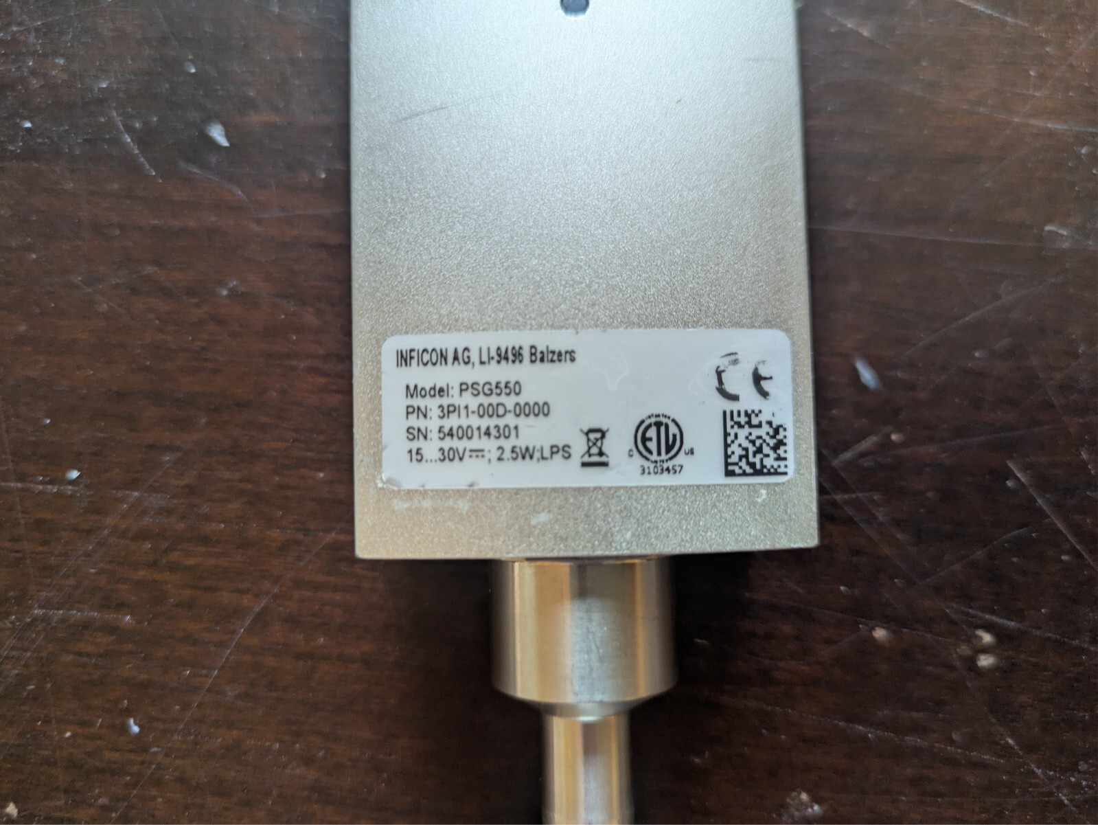 INFICON PSG550 (3PL1-00D-0000)