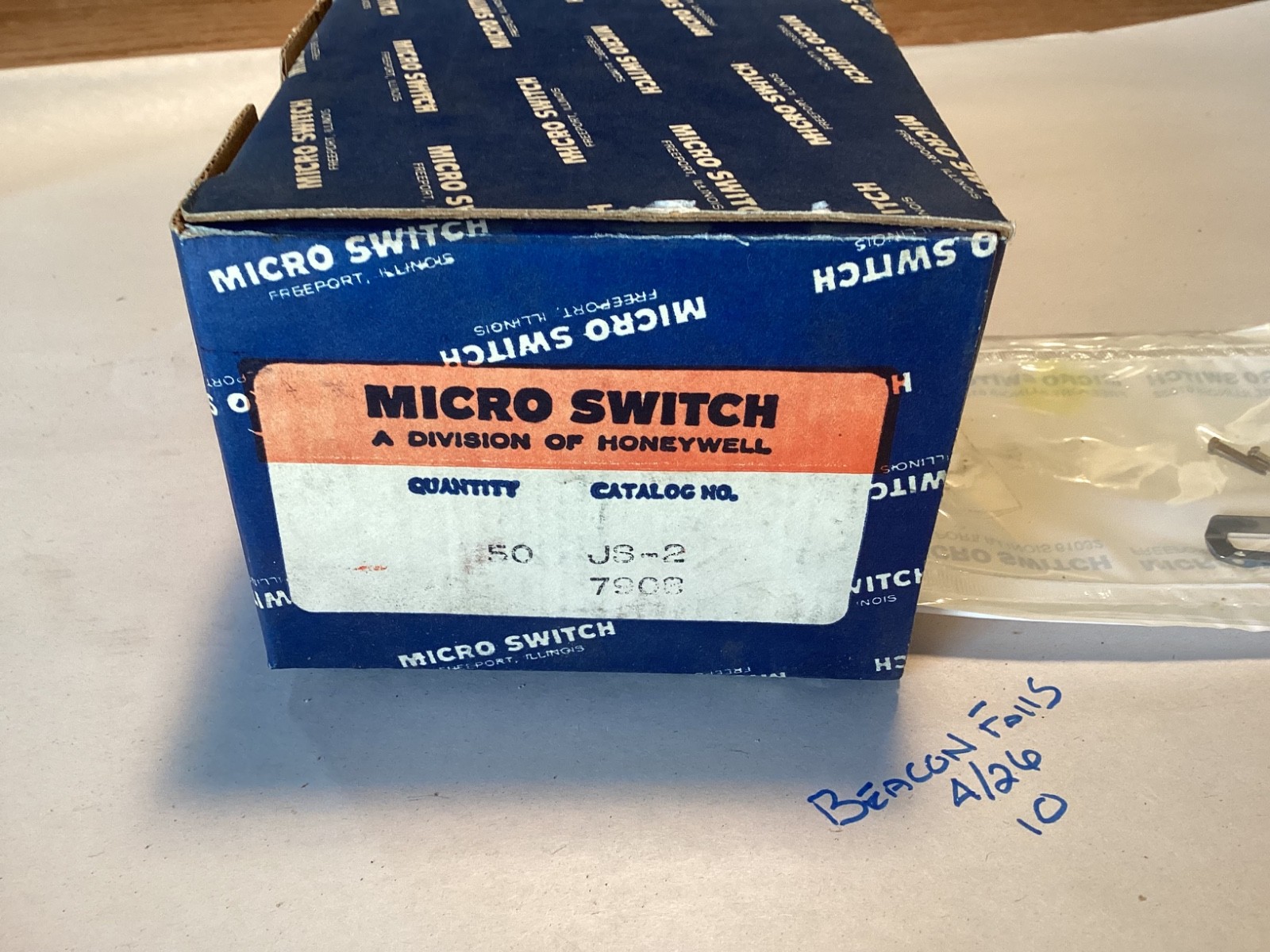 NOS Honeywell Micro Switch #JS-2 actuator lever kit