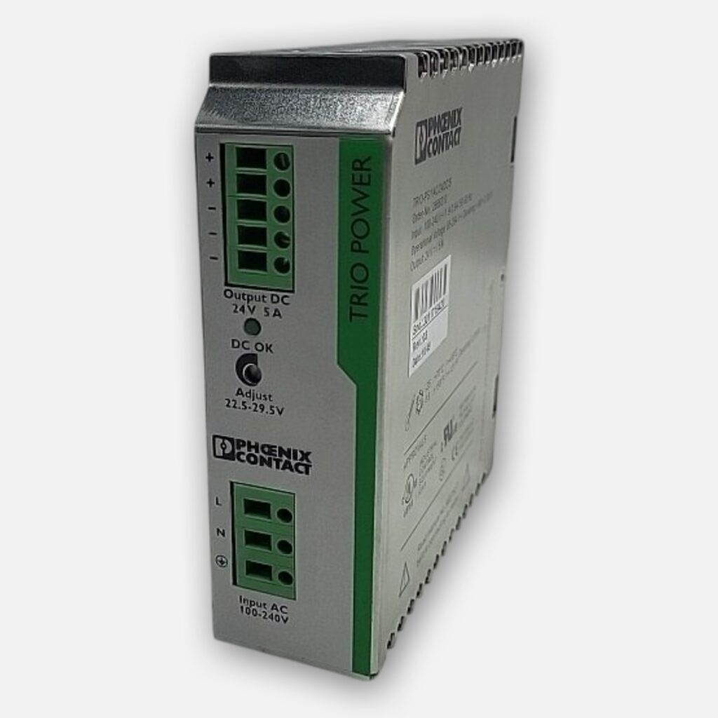 PHOENIX CONTACT TRIO-PS/1AC/24DC/5 POWER SUPPLY 24VDC 5A