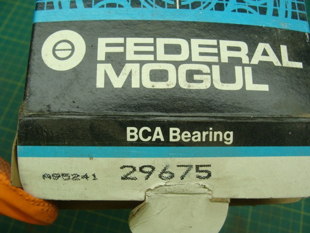 LOT OF 2 GENUINE FEDERAL MOGUL – BOWER BCA TAPERED ROLLER BEARINGS 29675