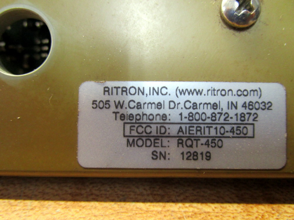 Ritron RQT-450 Instant Voice Notification Radio RQT450 W/O Antenna/Tan