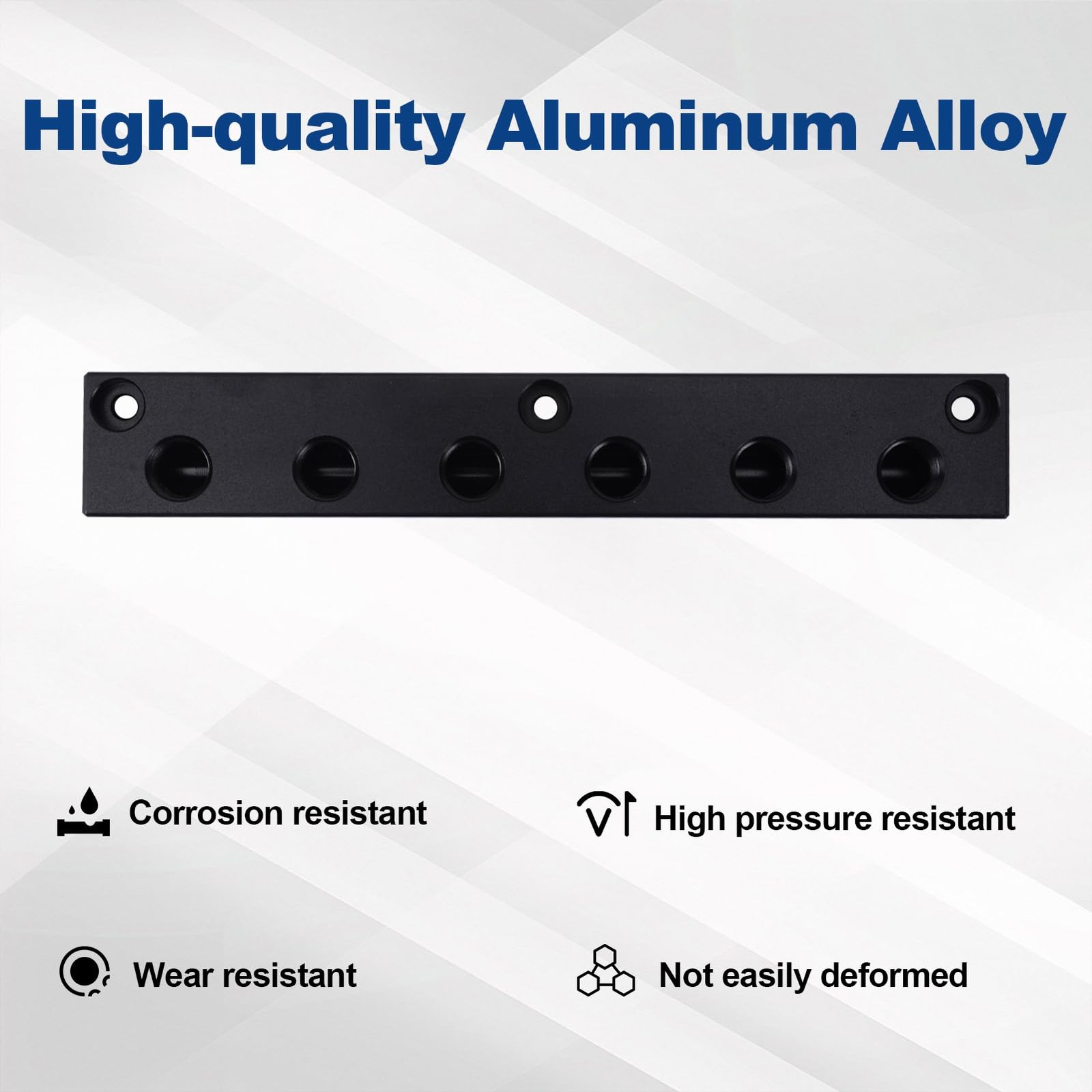 Air Manifold 1/4 NPT, Air Compressor Manifold, Air Hose Inline Manifold Block…