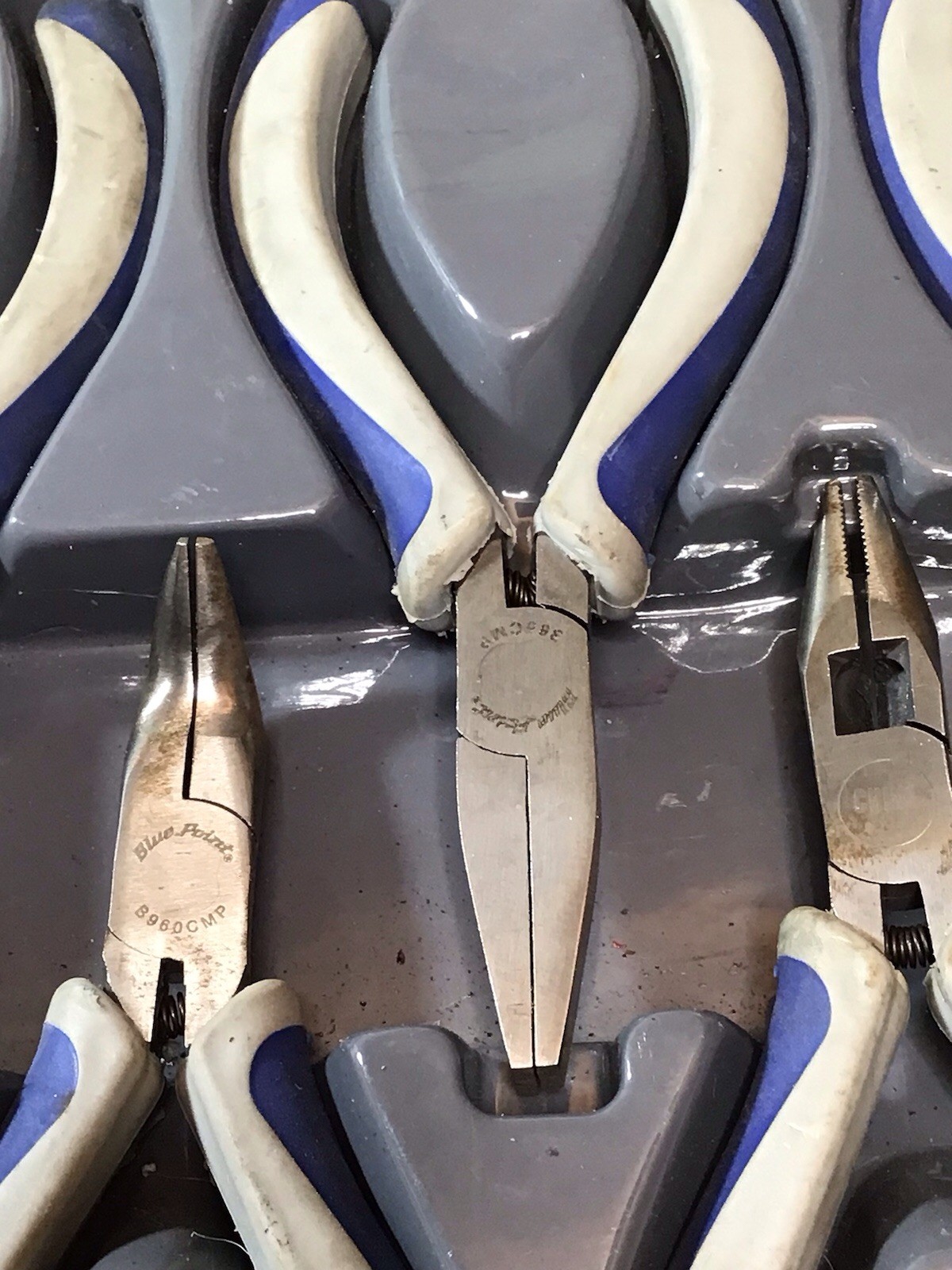 Blue-Point Tools BMPL1000 10-Piece NICE Soft Grip Mini Pliers And Cutters Set