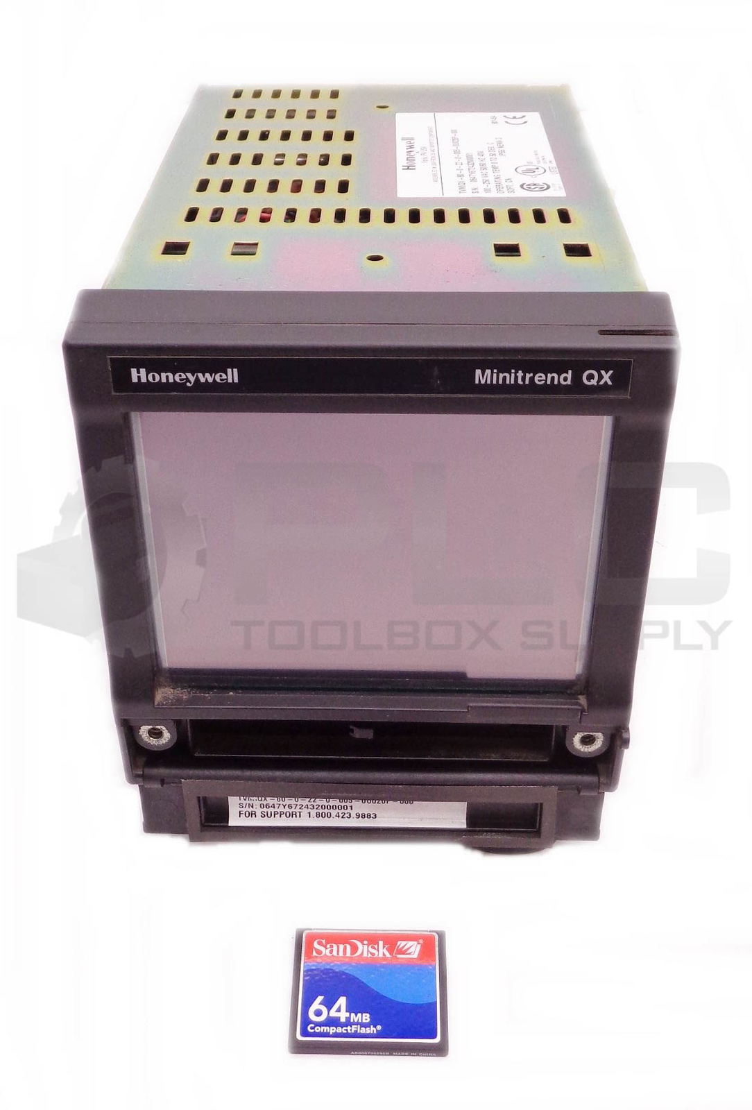 HONEYWELL TVMIQX-80-0-22-0-005-0U020P-000 MINITREND QX RECORDER w/SDCFJ 64MB