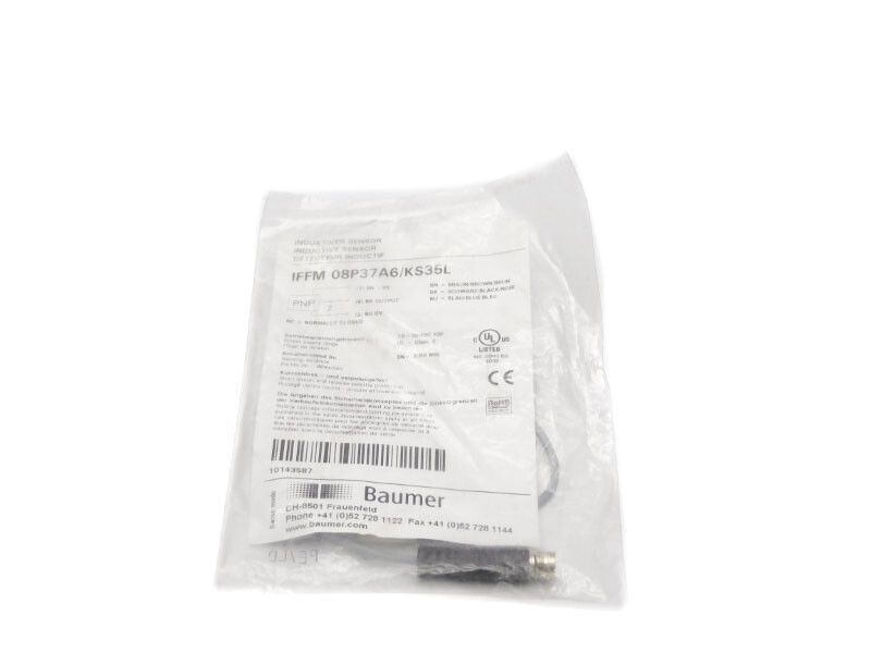 BAUMER ELECTRIC IFFM08P37A6/KS35L 10-30VDC NSMP