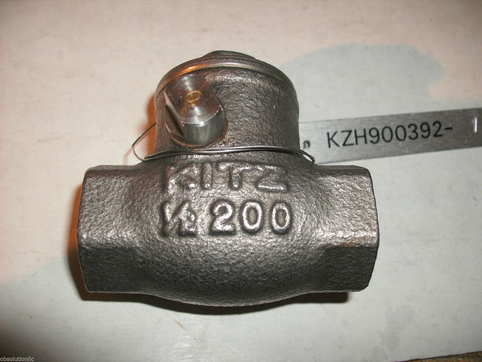 KITZ 1/2″ FNPT CF8M 316 STAINLESS STEEL SWING CHECK VALVE KZH900392-1