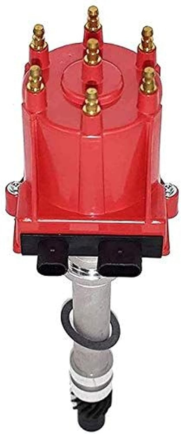 Red Distributor Cap 4.3L V6 TBI GMC Chevy 1985-95
