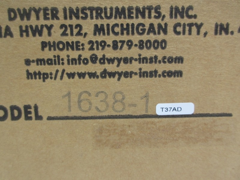 Dwyer Part Number 1638-1 T37AD Replacement Air Filter Switch