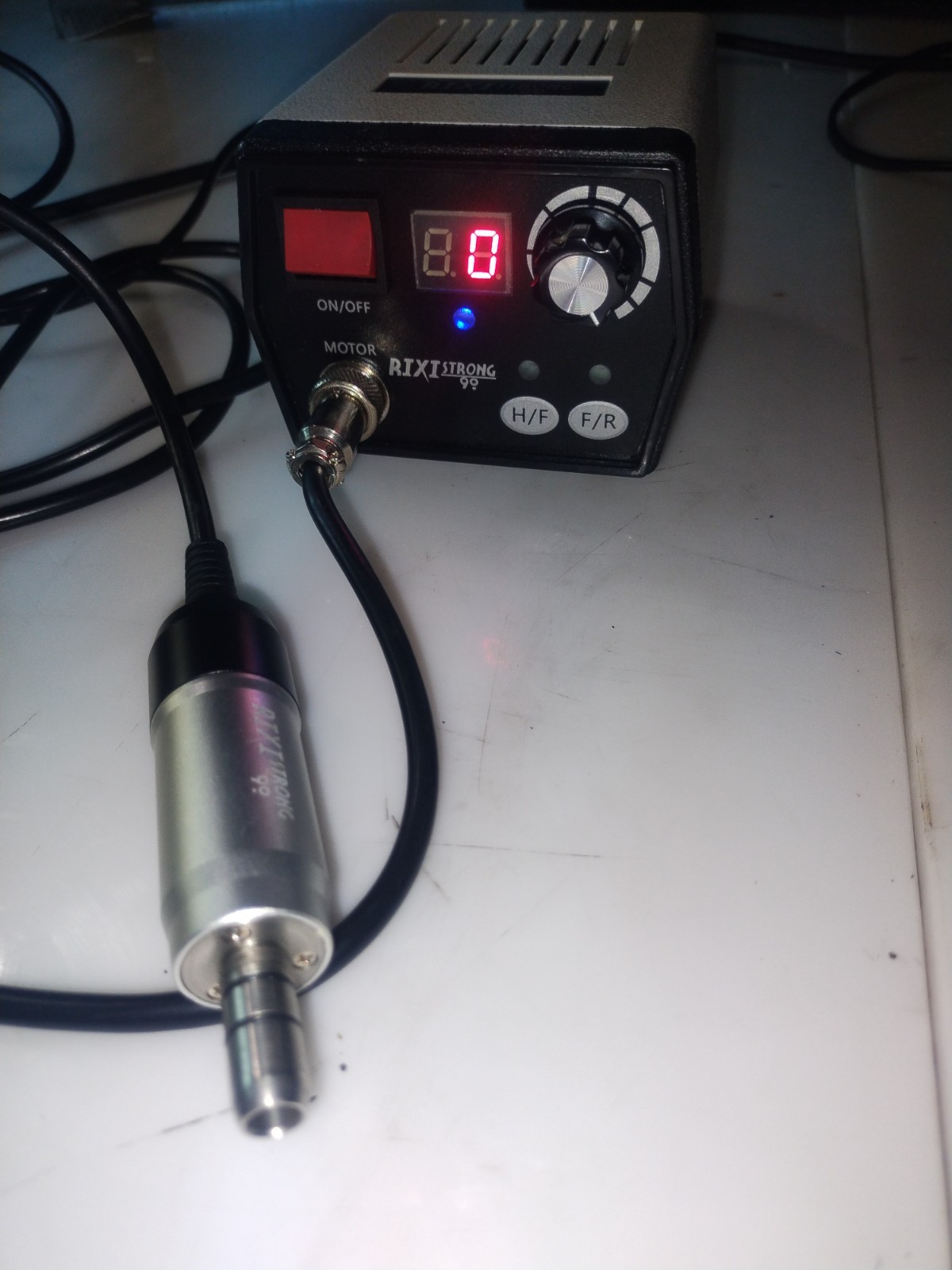 RIXI Strong 90 Micromotor System w/ Control Box, Handpiece.