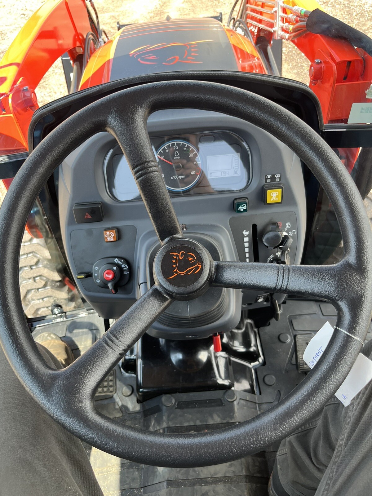 Bad Boy 4035 Utility Tractor With Cab, Loader, And Backhoe