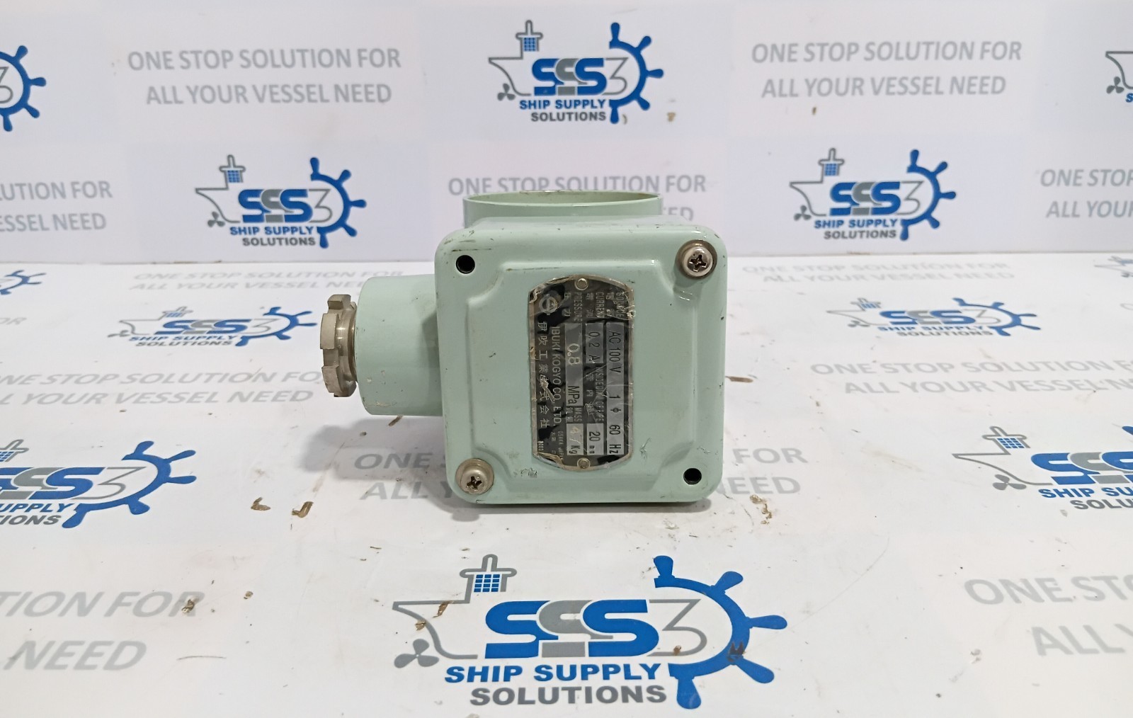 Ibuki Kogyo Solenoid Coil For Air Horn AC100V 1 ϕ 60Hz, 0.2A, 0.8MPa