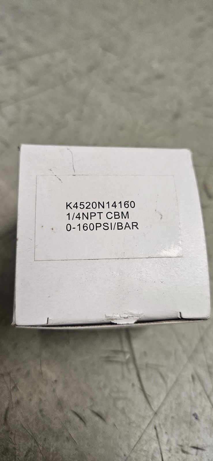 K4520N14160 Gauge 1/4″ NPT CBM 0-160 PSI/BAR