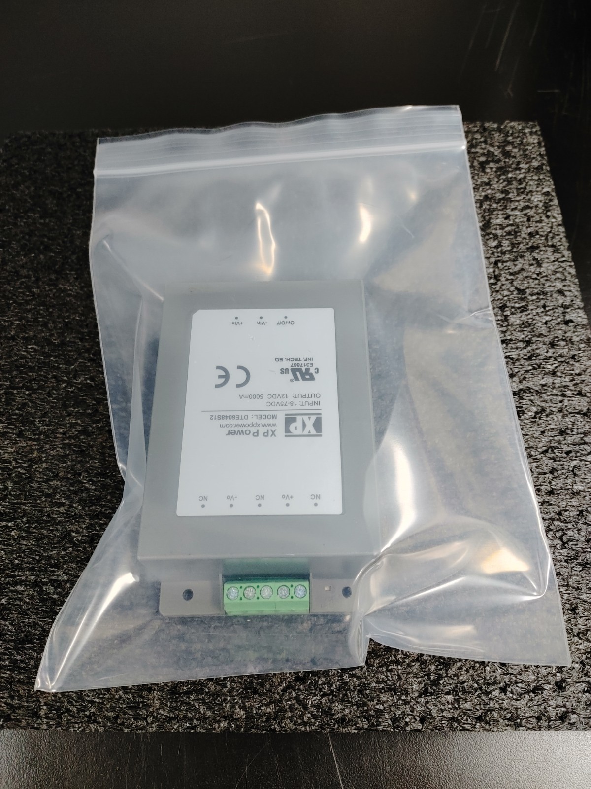 XP POWER DTE6048S12 18-75VDC Input 12VDC 5000mA Output DC DC Converter