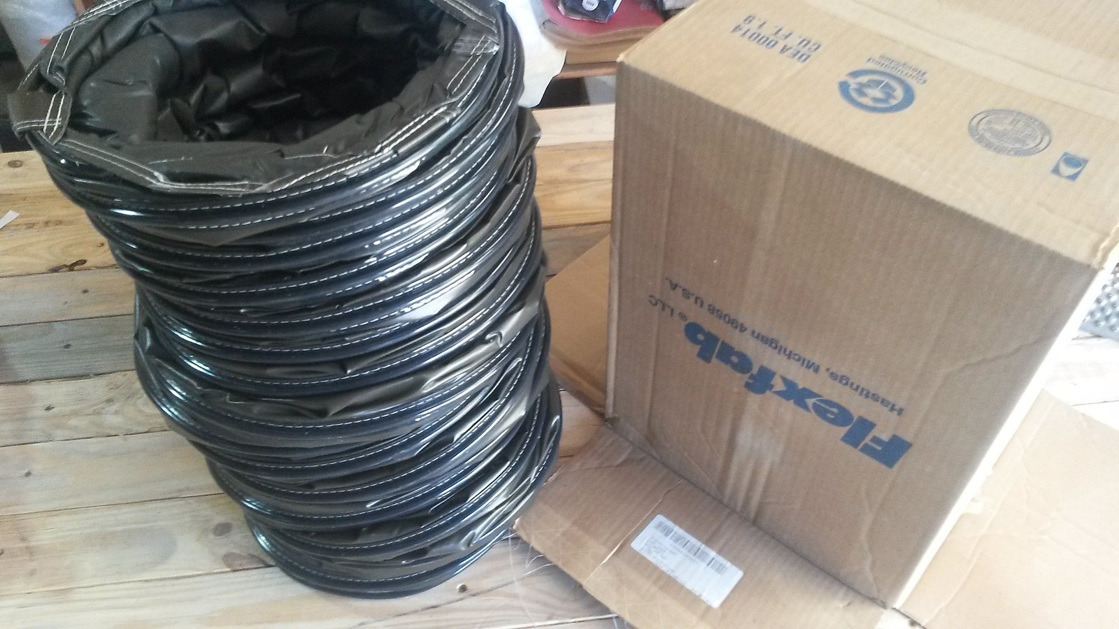 NOS Flexfab 12″ Air Duct Hose SDM1000 1017124 SDM1000 1017024 4720001445257