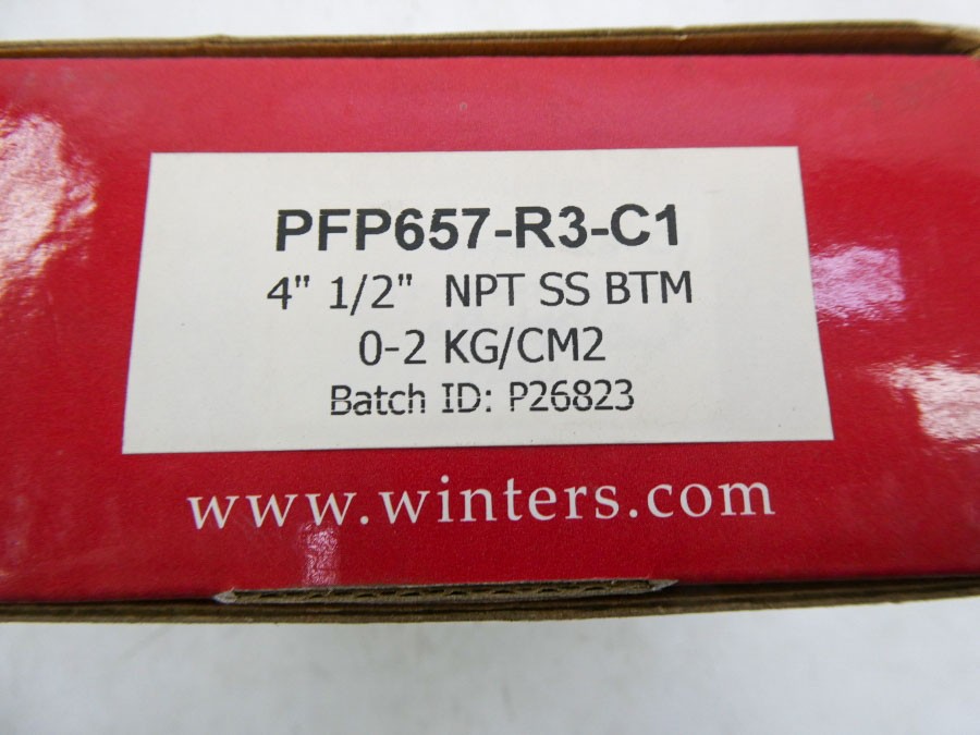 WINTERS PFP657-R3-C1 0-2KG/CM2 4″ NSMP