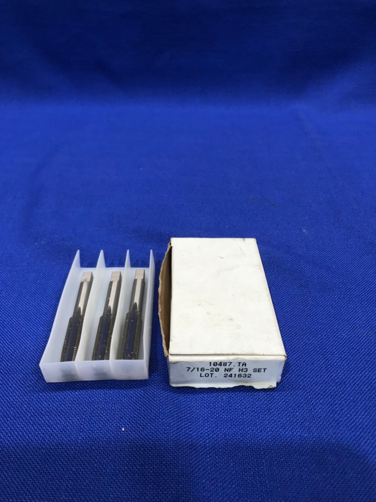 Tap 10487, Box of 3, 7/16-20 H3 NF made in USA
