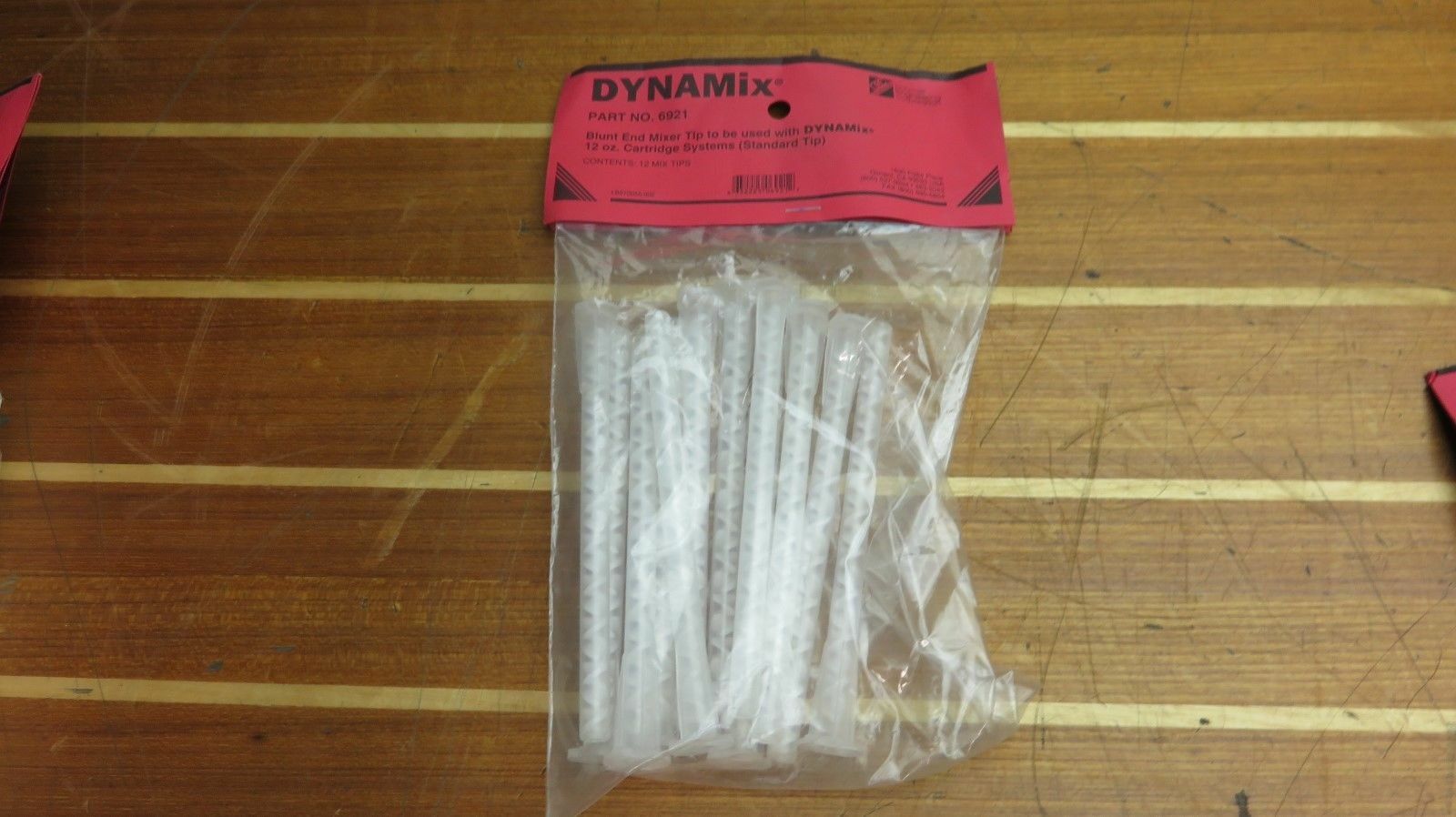 DYNAMix 6921 Blunt End Two Part Epoxy Mixing Tip for 12 oz Cartridge Lot of 12