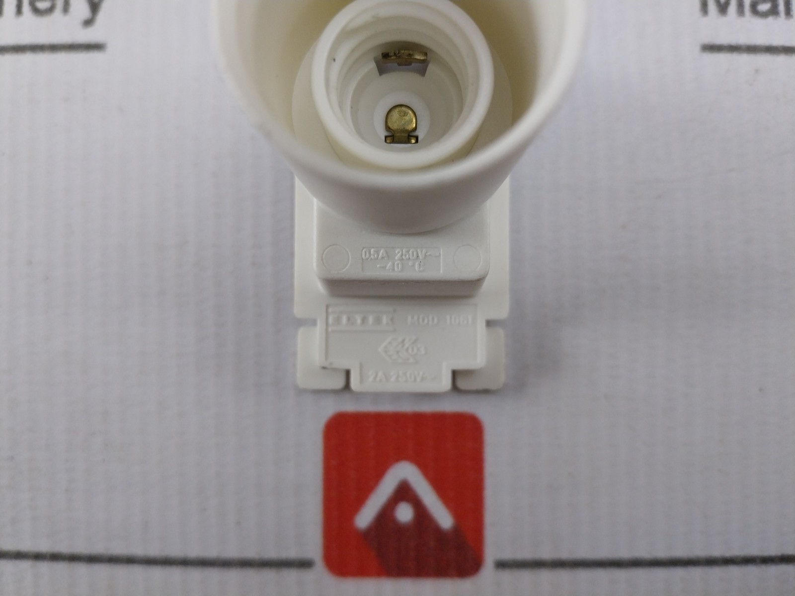 ELTEK MOD. 1061 Washing Machine Lamp Socket