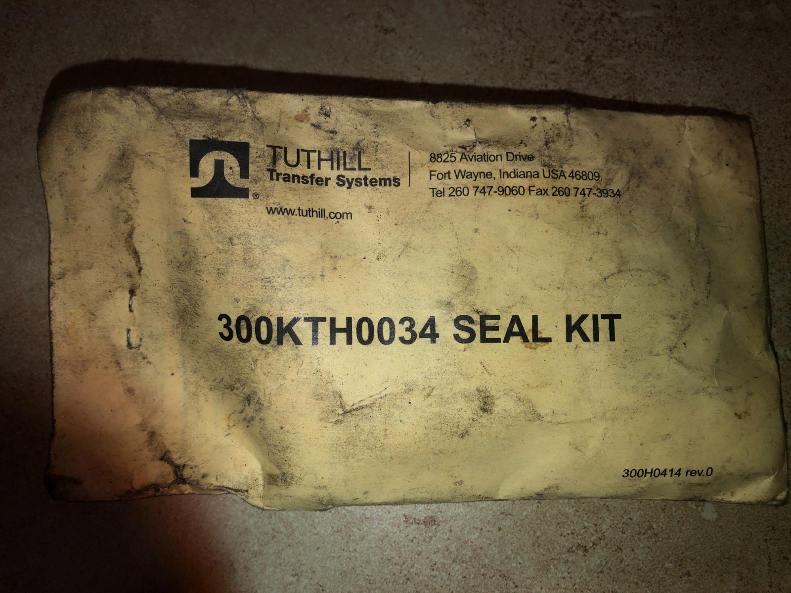 Tuthill Seal Kit 300KTH0034 For Fill-Rite Series 700 & 300 Fuel Pumps NOS