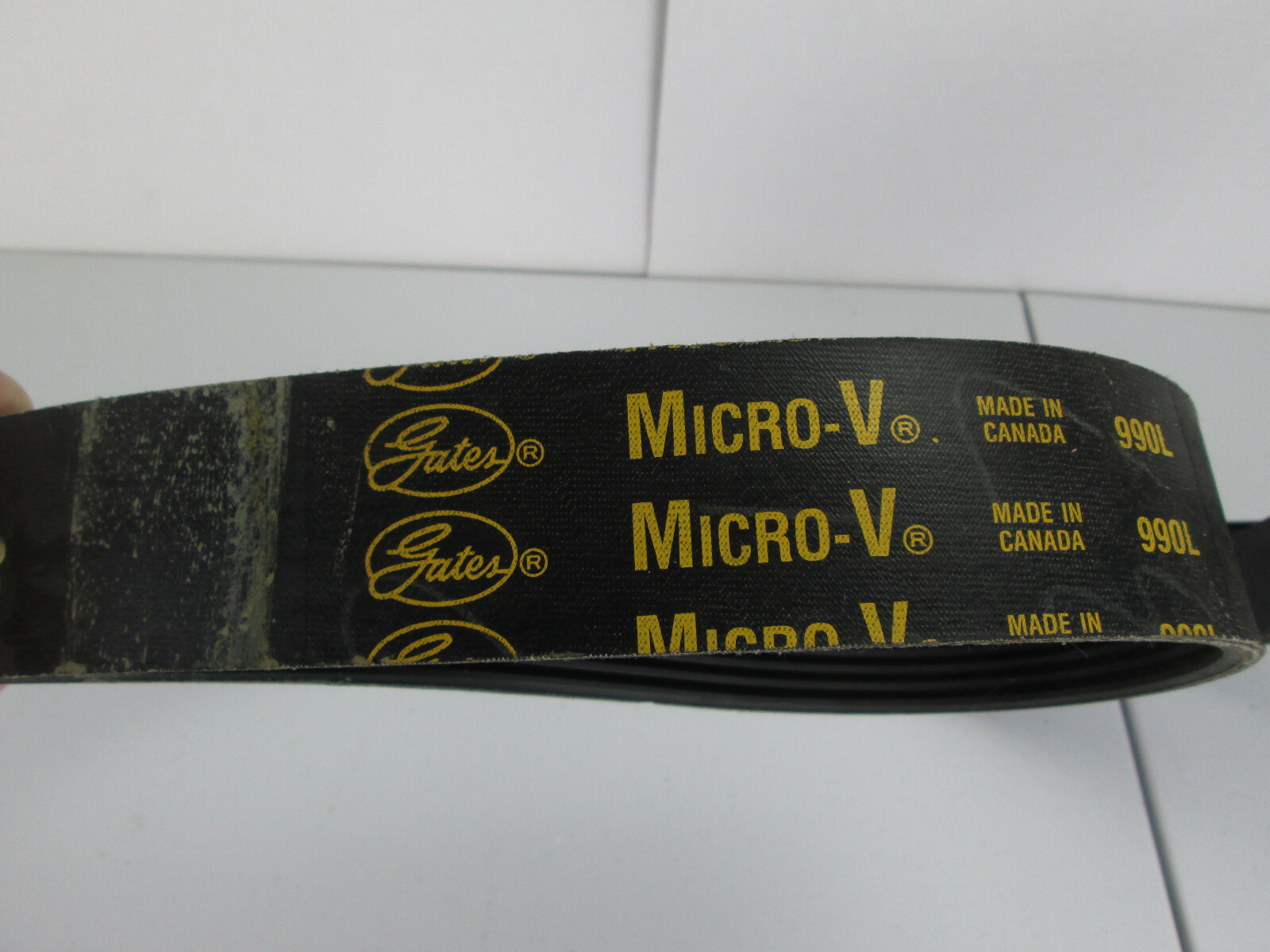 New NOS Gates Micro-V 990L 990L12 12 Ribs 2-1/4″ x 99″ Belt