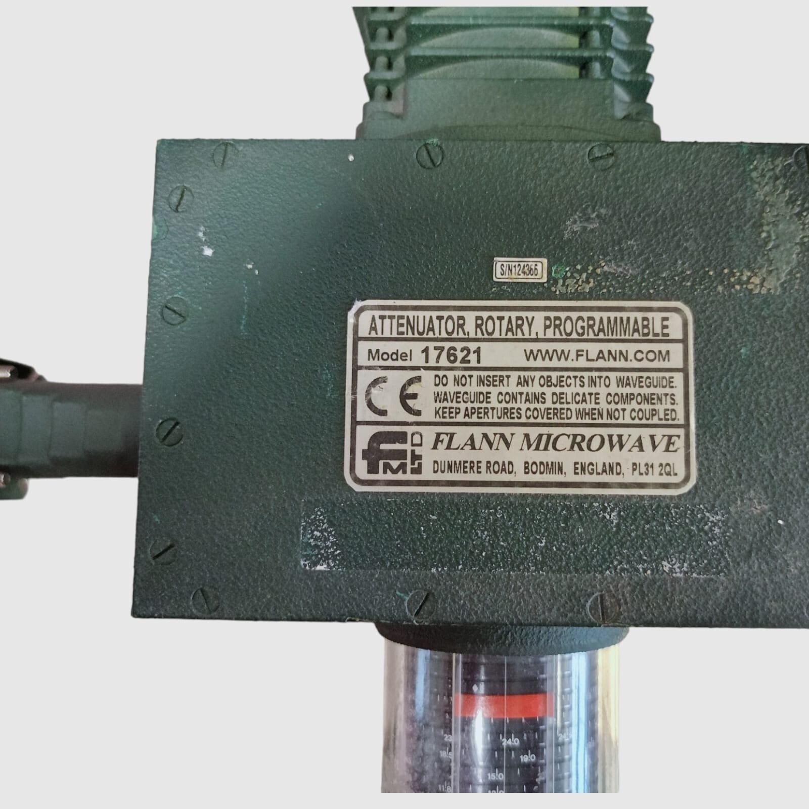 Flann Microwave Programmable Rotary Attenuator 17621 9.84-15.0GHz wg-17 r-120