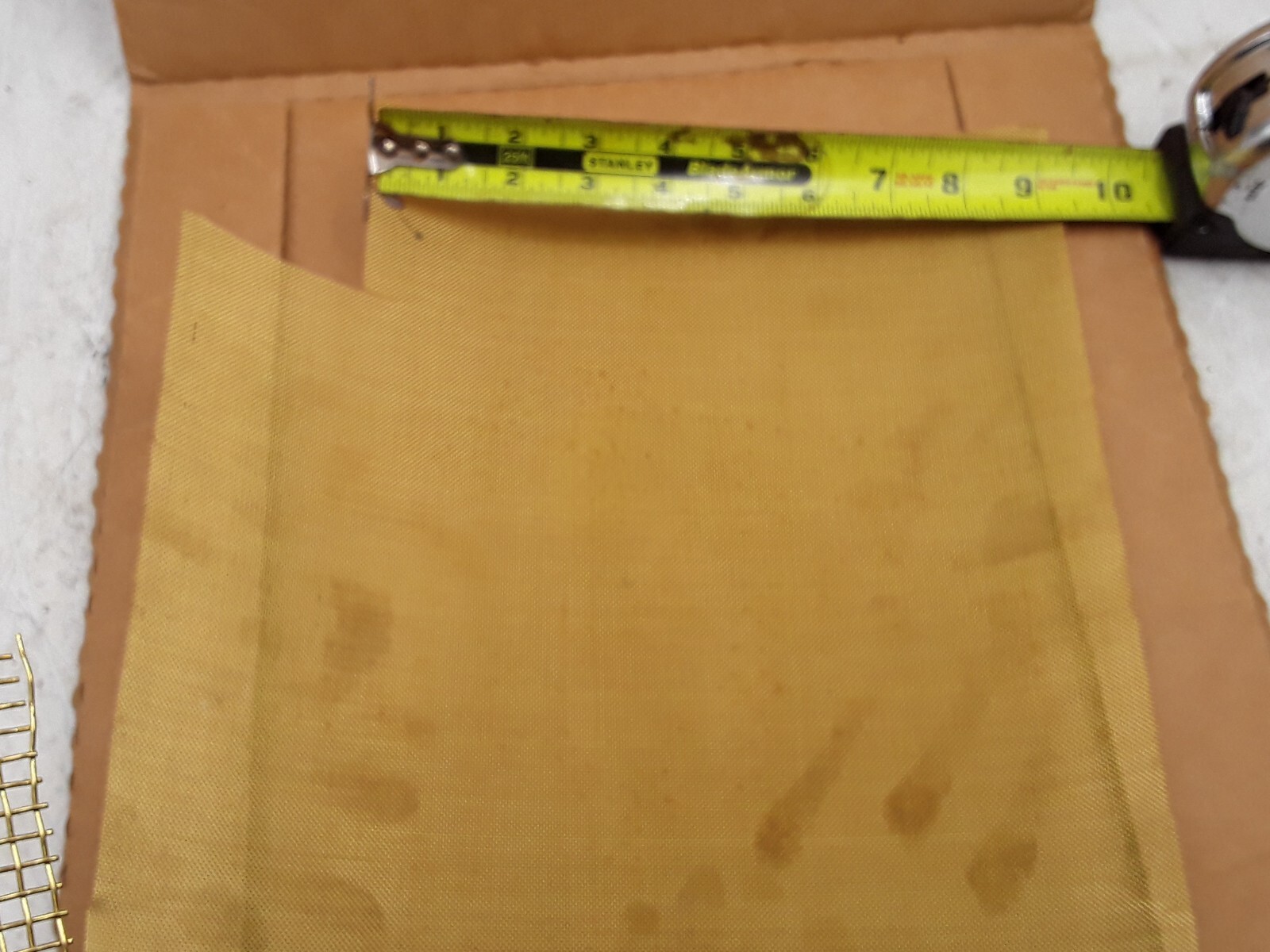 McMaster-Carr 9223T86 Brass Wire Cloth