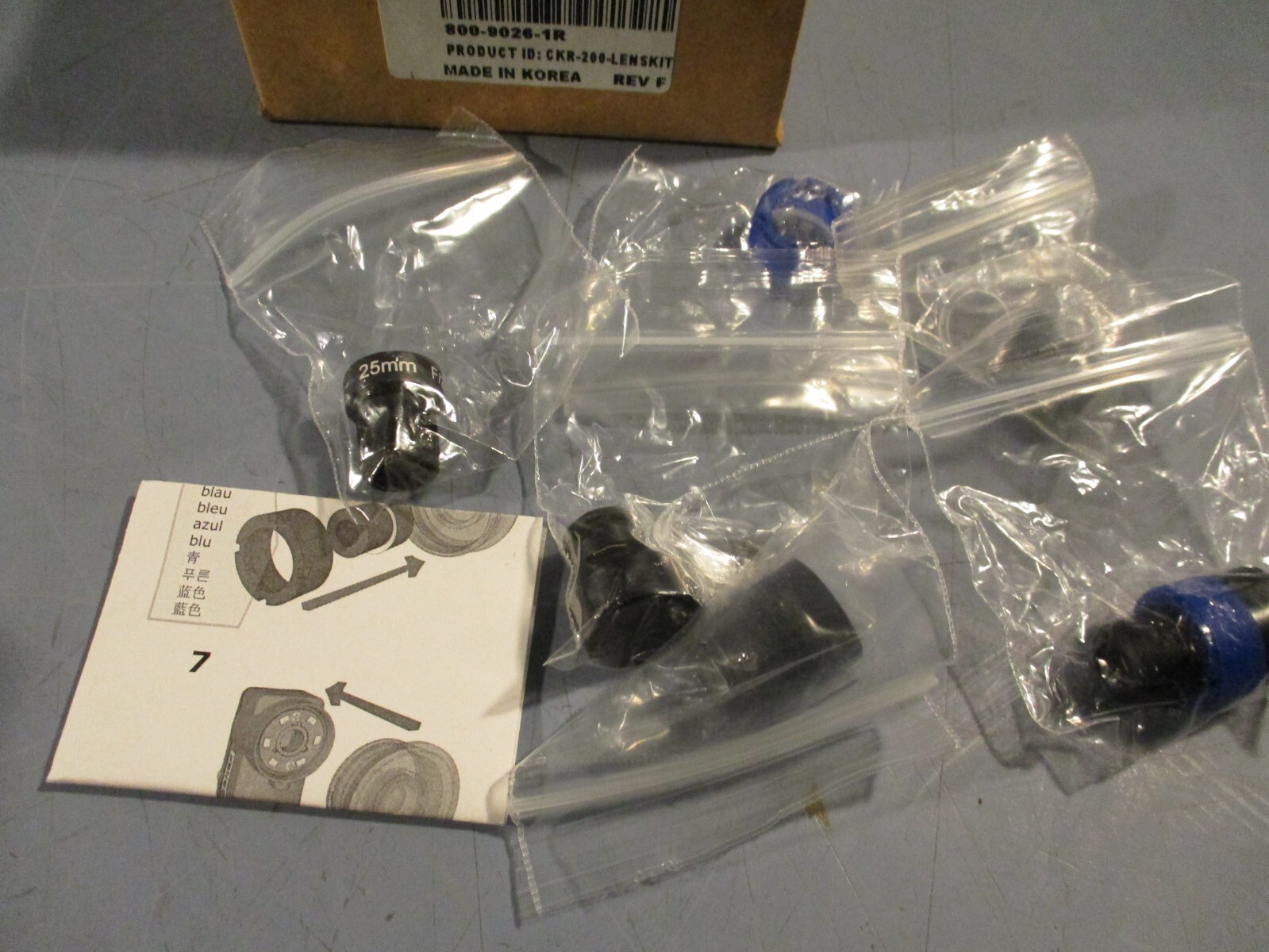 Cognex Checker Lens Replacement Kit 800-9026-1R