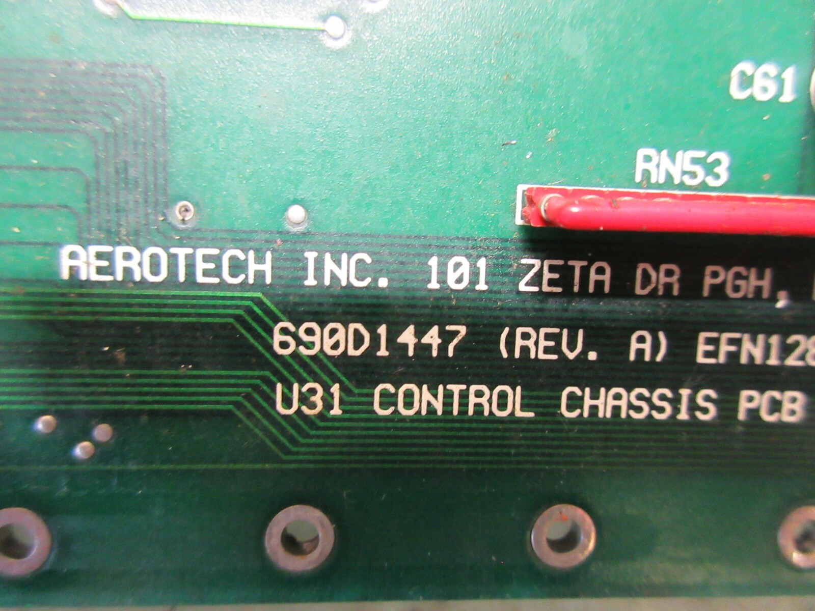 AEROTECH CIRCUIT BOARD 690D1447 EFN128 U31 WARRANTY