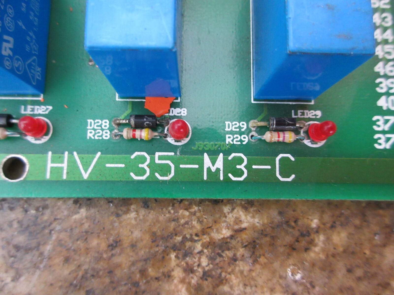 MITSUBISHI MIGHTY COMET CNC MILL RELAY BOARD – HV-35-M3-C