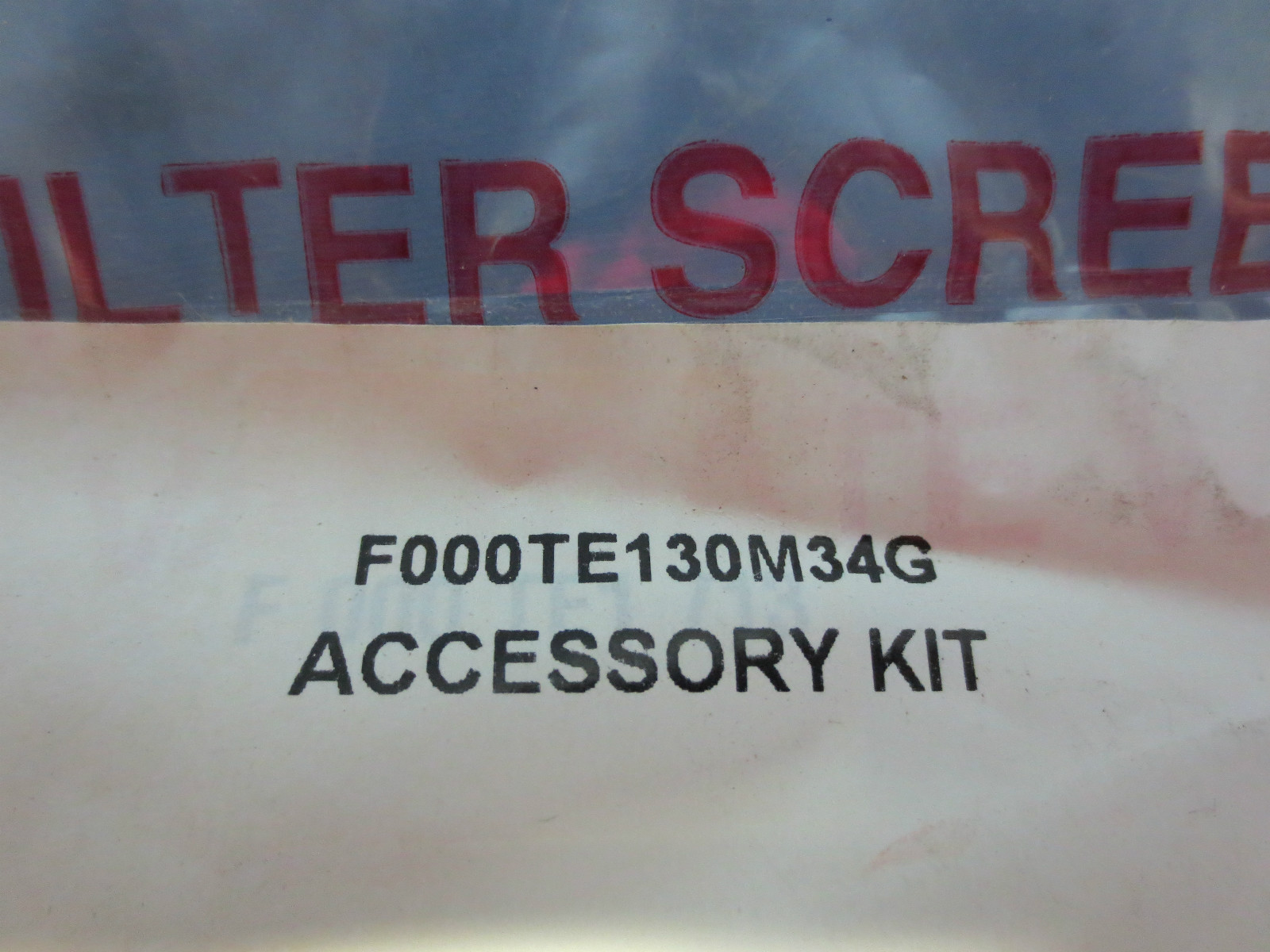 SABO F000TE130M34G ACCESSORY KIT – NEW SEALED in BAG – JUMPERS O-RING CONNECTORS