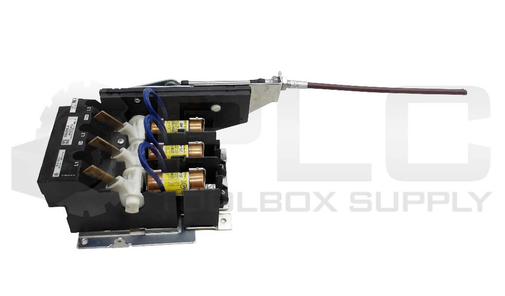SQUARE D 9422TDF63 /A DISCONNECT SWITCH W/ 9422CFT30 /A W/ (3) LPJ-40SP