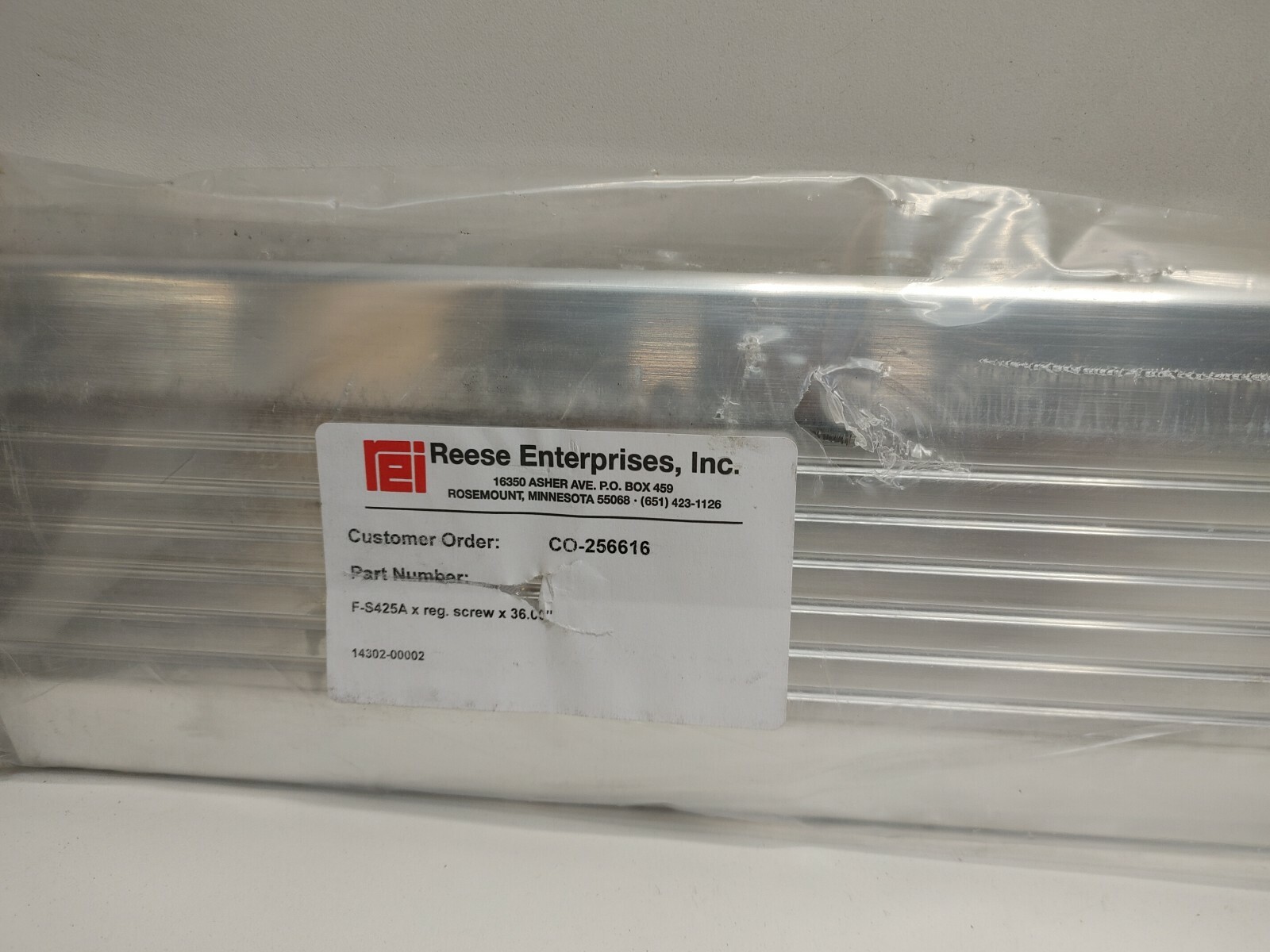 NEW! REESE 36″ ALUMINUM THRESHOLD SADDLE S425A