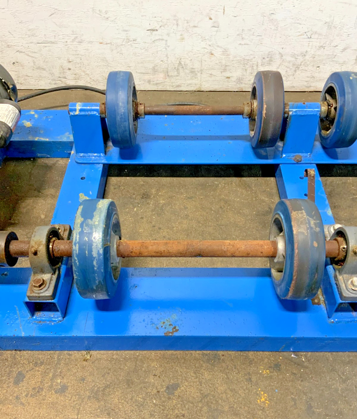 Morse 1-5154-3 MDL Stationary Barrel Drum Roller Tumbler Mixer 55 Gal 1-Phase