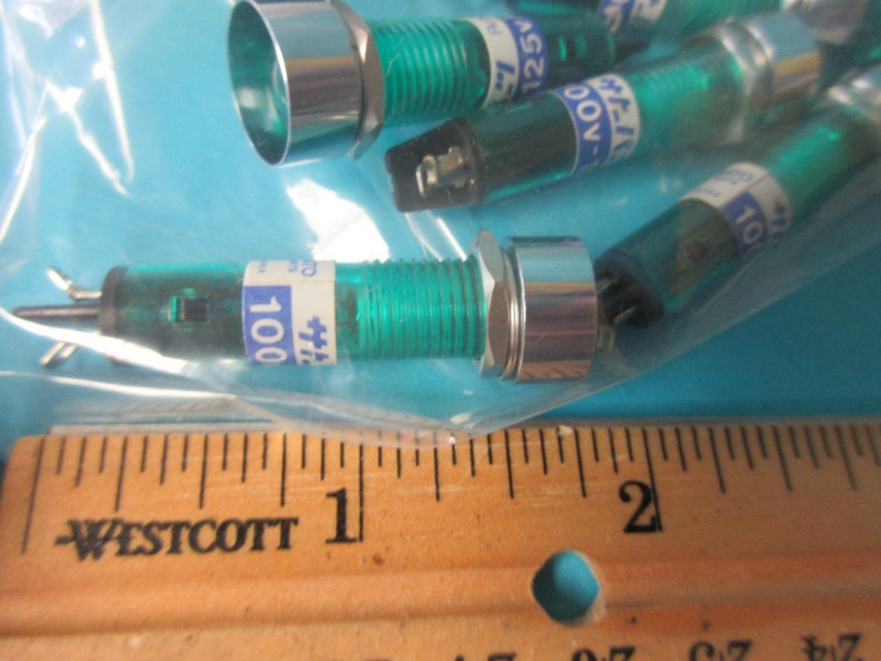Huge Lot of New Colored Indicator Light Lamp Round Red Green Yellow Clear 110V