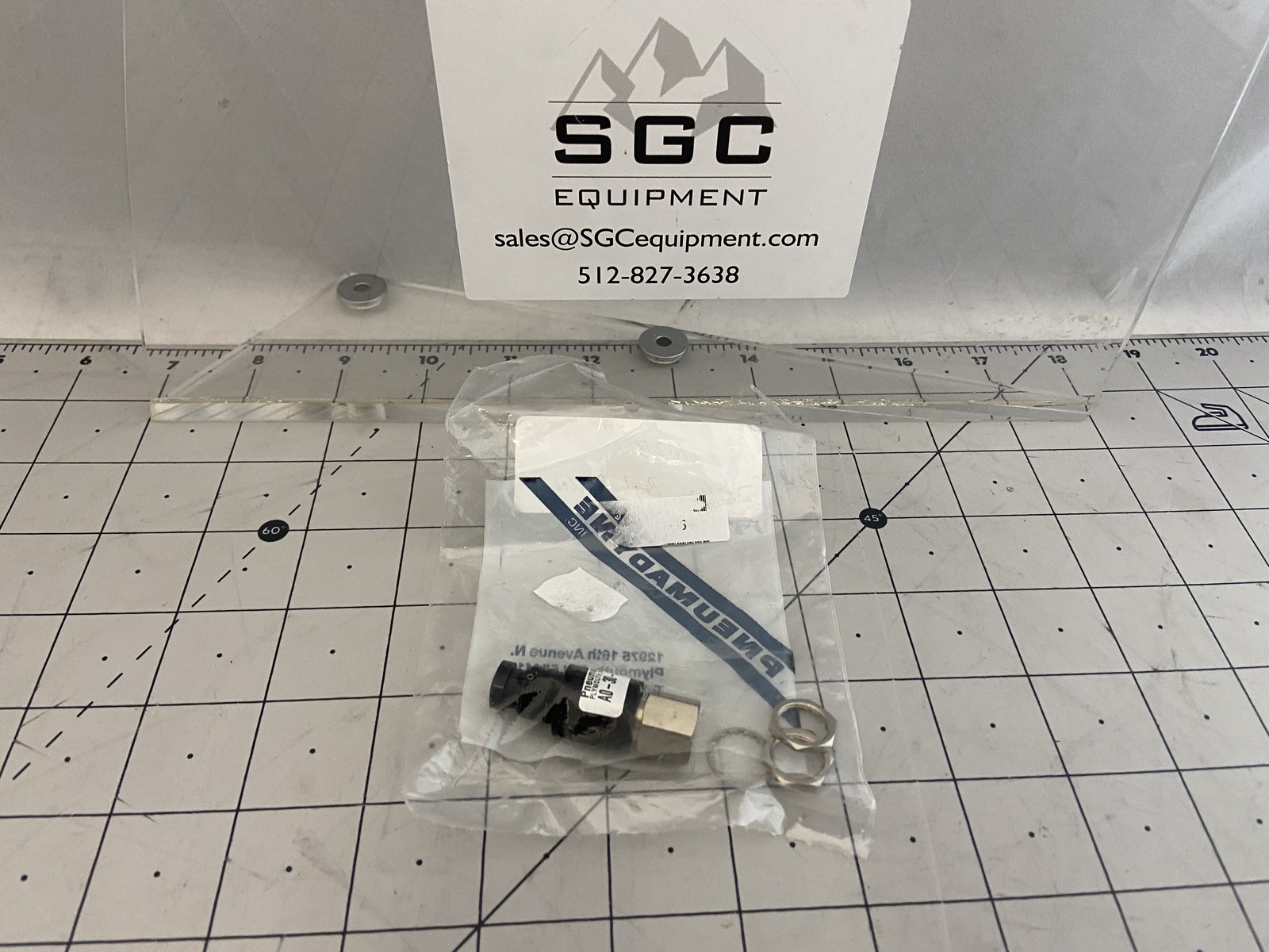Bimba Pneumadyne Push Button Valve PN: Valve Filter