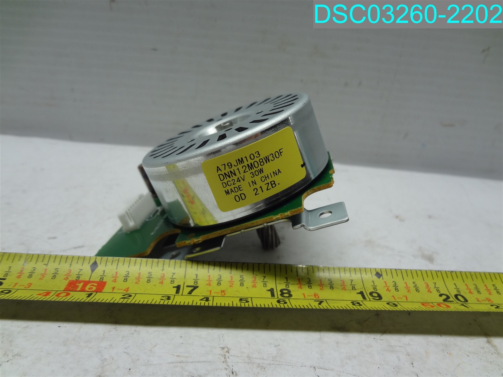 GF102 94V-0 Drum Motor A79JM103 DNN12M08W30F DC24V 30W